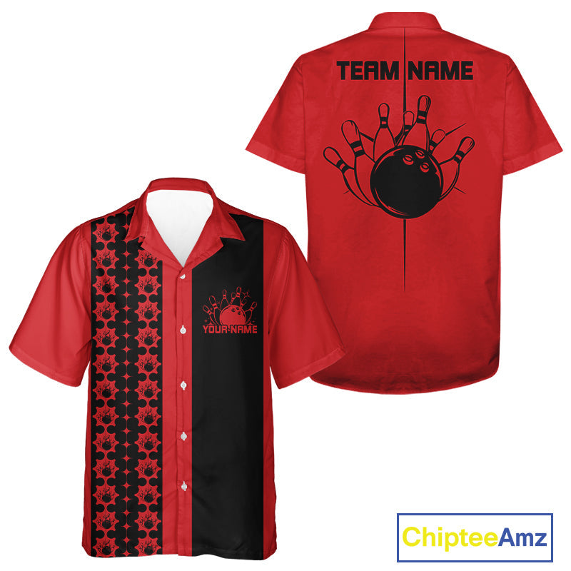 Custom Classic Retro Bowling Team Shirt, Vintage Style Bowlers Outfits IPHW10073