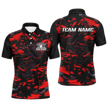 Load image into Gallery viewer, Custom Multi-Color Camo Bowling Team Shirt For Men And Women, Bowling Tournament Bowling League Outfit For Bowler IPHW6568