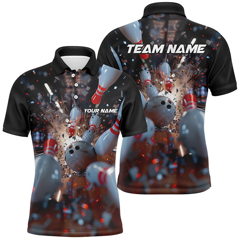 Custom Name Strike Bowling Shirts For Men And Women, Unisex Bowling Team Shirts Bowling Tournament IPHW5919
