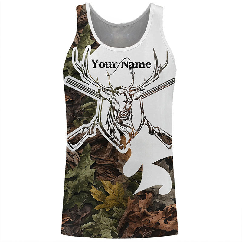 Deer hunting skull reaper camouflage Customize 3D All Over Printed Shirts, Hunting gift For men, women NQS6815