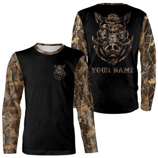 Wild Boar Hunting Camouflage all over print shirts personalized hunting gifts FSD3147