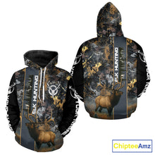 Load image into Gallery viewer, Best Elk Hunting Camouflage Shirts for Elk Hunters, Personalized Hunting Shirts, Hunting Gifts NHT100