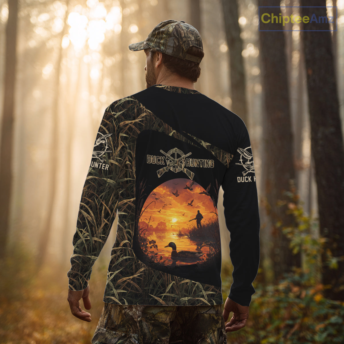 Personalized Duck Hunting 3D All Over Printed Camo with Custom Name Outdoor Gift for Hunters NHT117