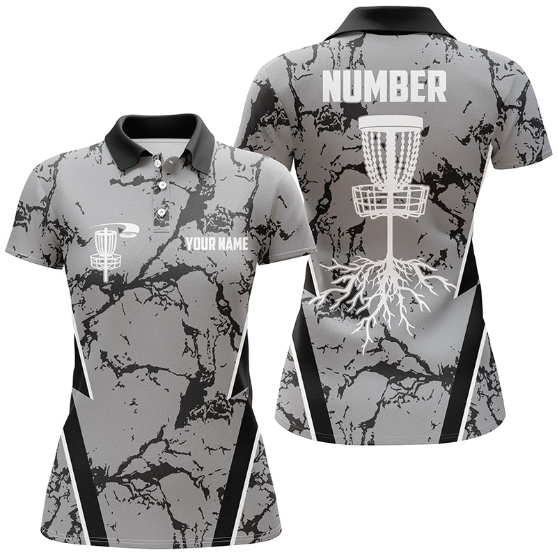 Camo Pattern Womens Golf Polo Shirts, Custom Camo Golf Shirt Disc Golf Shirts For Women, Golf Gifts LDT0053
