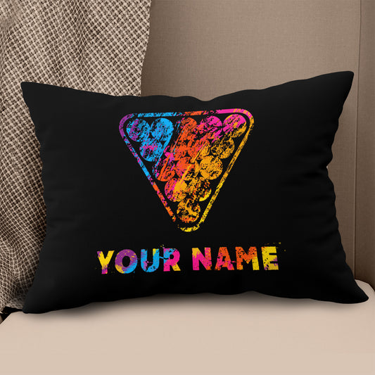 Billiard Paint Color Pool Balls Pillow Custom Pillow Best Billiard Gifts VHM0832