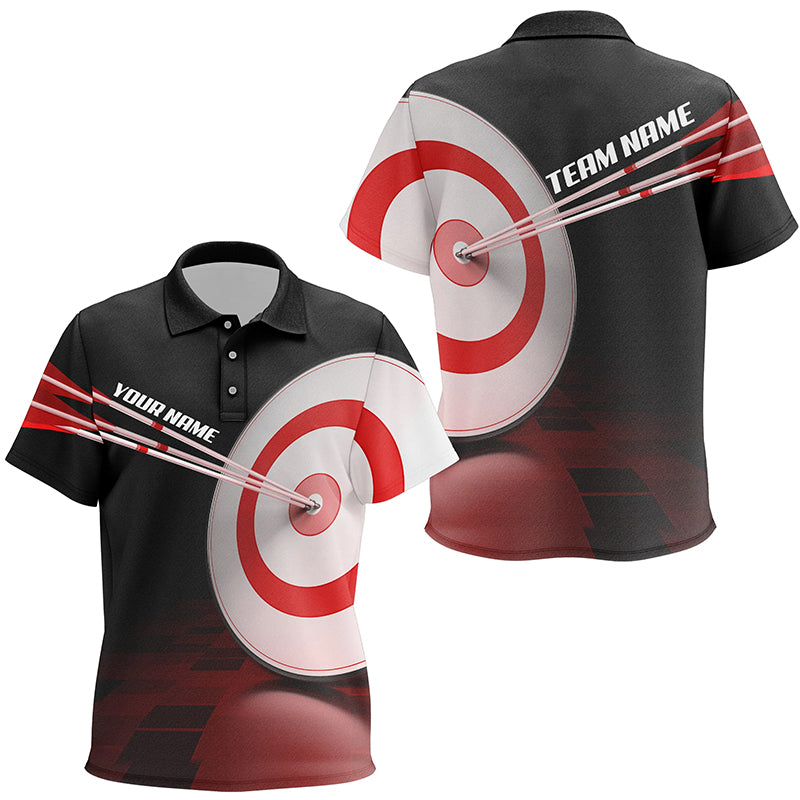 Personalized Archery 3d Target Polo Shirts For Kid Custom Archery Shirts Gifts For Player And Team TDM0509