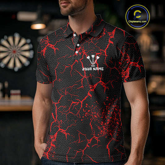 Custom Men's Darts Polo Shirts Playing Darts And Beer For Darts Jersey NYN0774