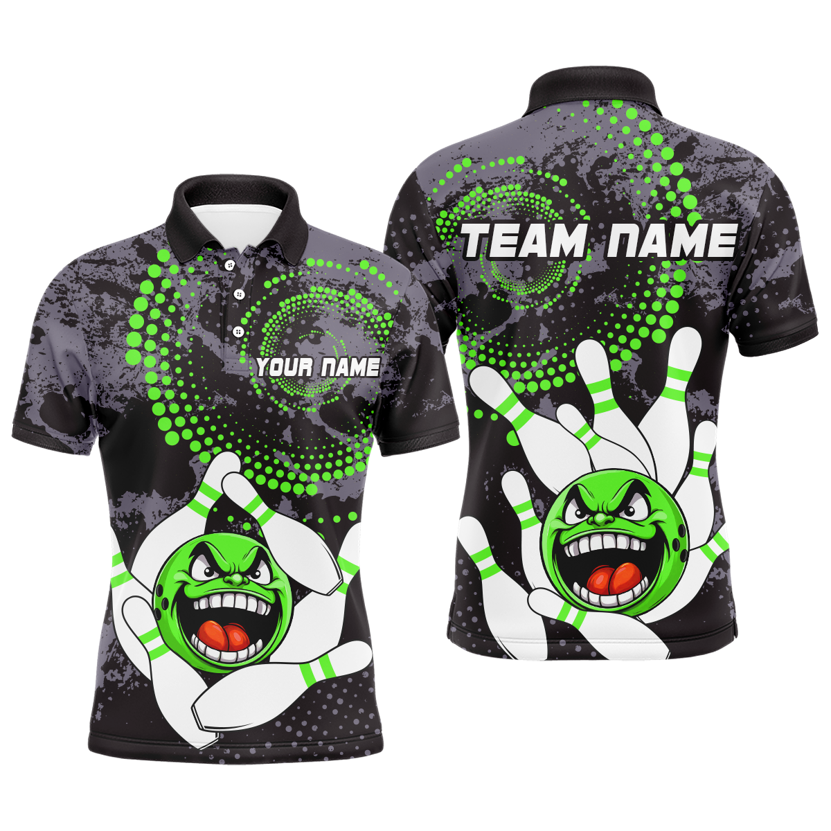 Personalized Bowling Shirts for Men Polo Camo Bowling Jersey Bowling Team League QZT446