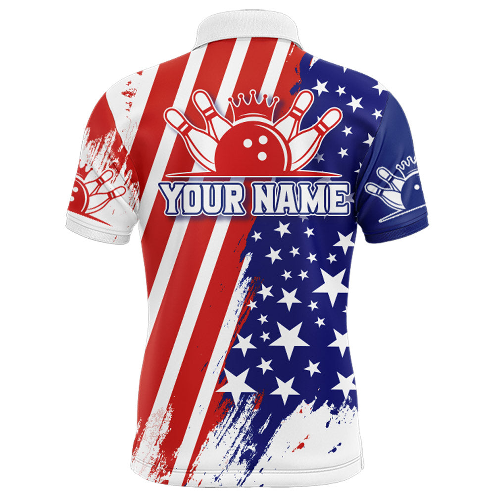 Personalized Bowling Jersey For Men American Bowling Shirt Team Custom Bowling Polo Shirt BDT307