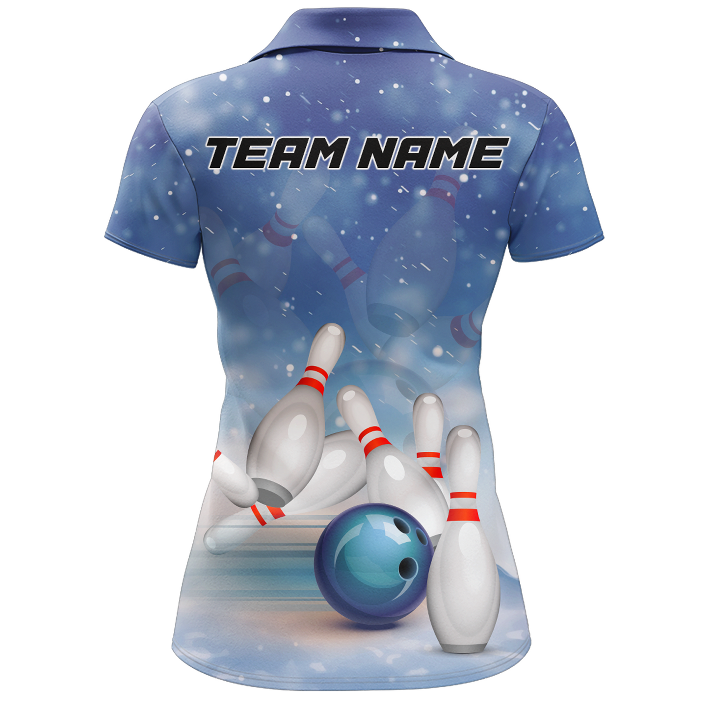 Christmas Bowling Shirt For Women Bowling Jersey Team Custom Bowling Polo Shirt BDT382