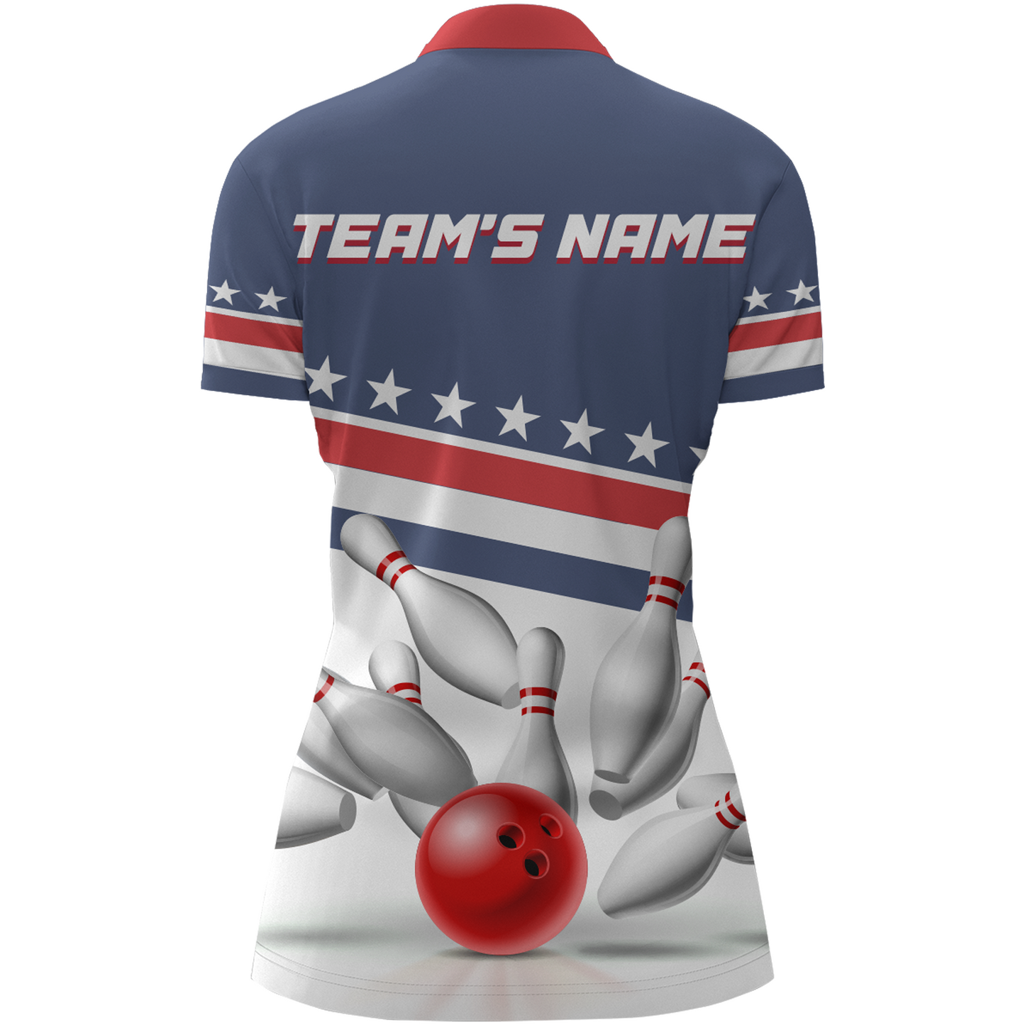 I'm Going On Strike Bowling Shirt Women Custom American Bowling Jersey Team Bowling Quarter-Zip Shirt BDT321