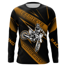 Load image into Gallery viewer, Motocross Racing Jersey Orange Upf30+ Dirt Bike Shirt Motorcycle Off-Road Jersey XM293