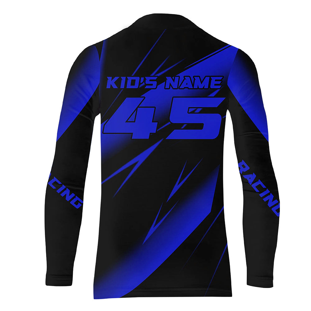 Motocross Racing Jersey Blue Upf30+ Dirt Bike Shirt Motorcycle Off-Road Jersey XM293