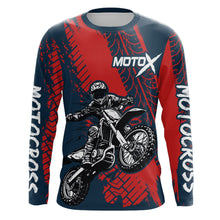 Load image into Gallery viewer, Motocross Racing Jersey UPF30+ Youth Adult&Kid Dirt Bike Motox Off-Road Red MX Racing Shirt XM86