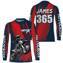Load image into Gallery viewer, Motocross Racing Jersey UPF30+ Youth Adult&Kid Dirt Bike Motox Off-Road Red MX Racing Shirt XM86