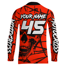 Load image into Gallery viewer, Motocross Racing Jersey Red Upf30+ Dirt Bike Shirt MX Off-Road Motorcycle Shirt XM291