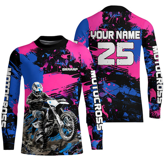Custom Motocross Jersey Dirt Bike Clothes Upf30+ Mens Women Off-Road Jersey| CTP16