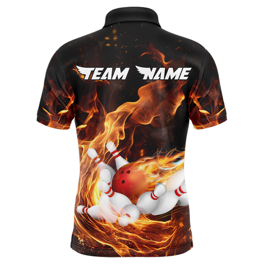 Custom Bowling Jersey Men And Women Custom Bowling Shirts Unisex Polo Bowling Team Shirt CP12