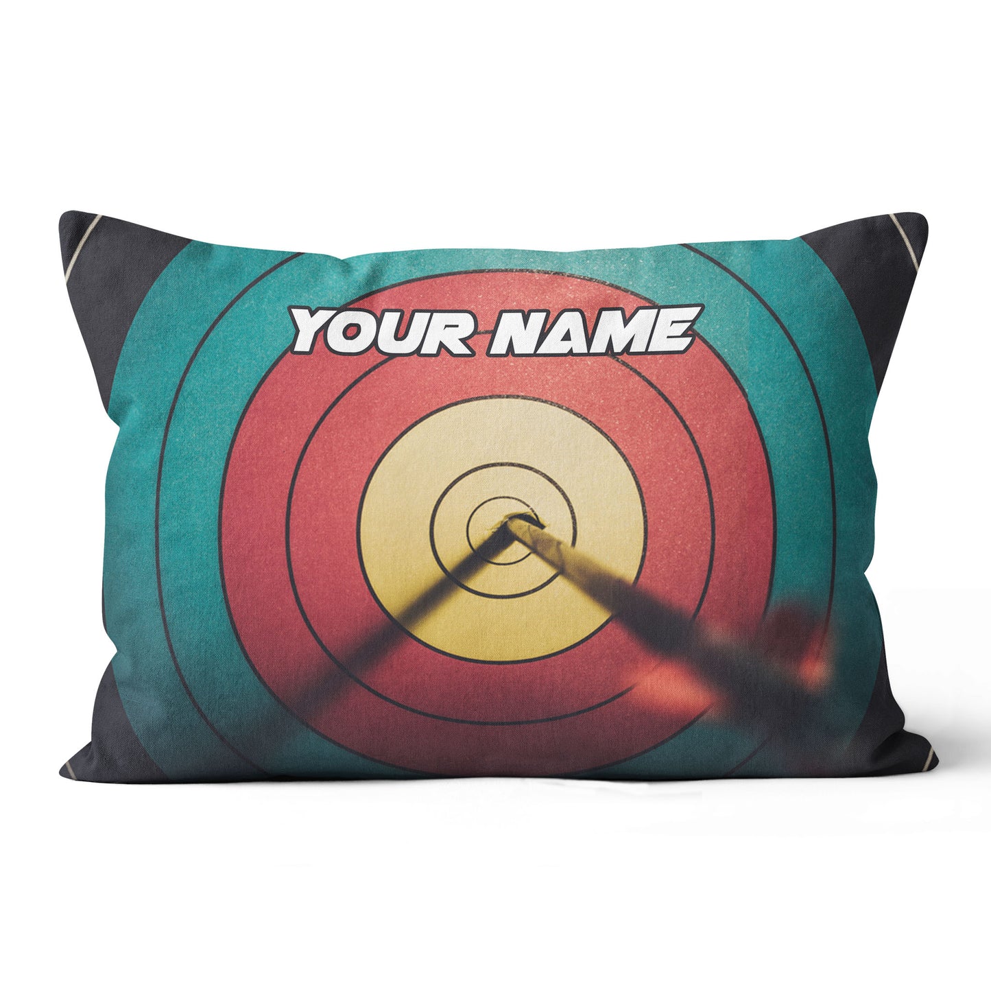 Personalized 3D Target Archery Pillow Custom Throw Pillow Archery Gifts VHM0858