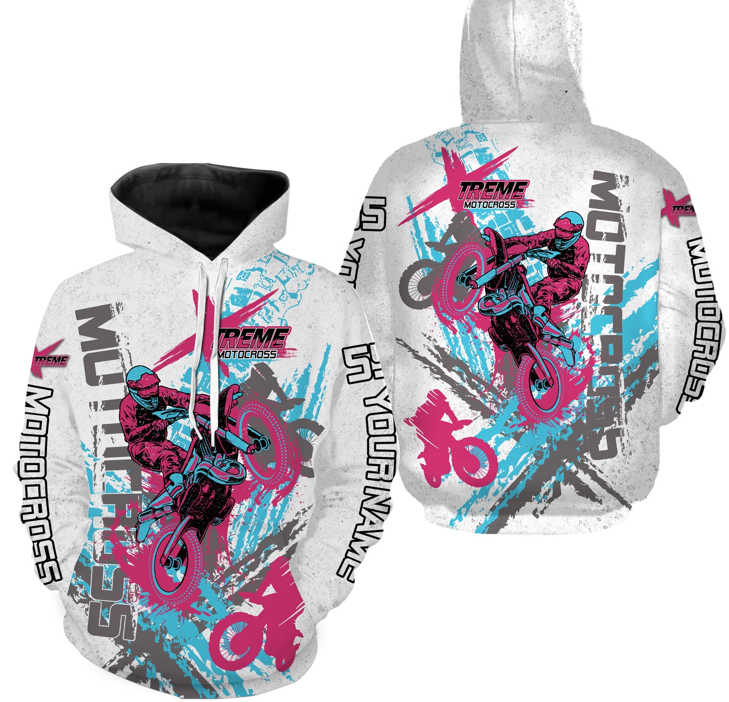 Extreme Motocross Racing Jersey, Hoodie, T-shirt, Custom Name Motorcycle Off-road Biker Shirt| NMS283