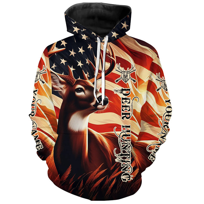 Personalized Deer Hunting Shirts Deer Antler Deer Hunter Clothing For Men And Women Hunting Outfits IPHW5422