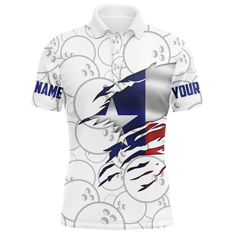 Custom bowling shirt for bowling – personalized team jersey front view