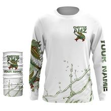 Load image into Gallery viewer, Musky Muskellunge fishing custom name with funny Muskie ChipteeAmz's art sun protection fishing shirts AT042