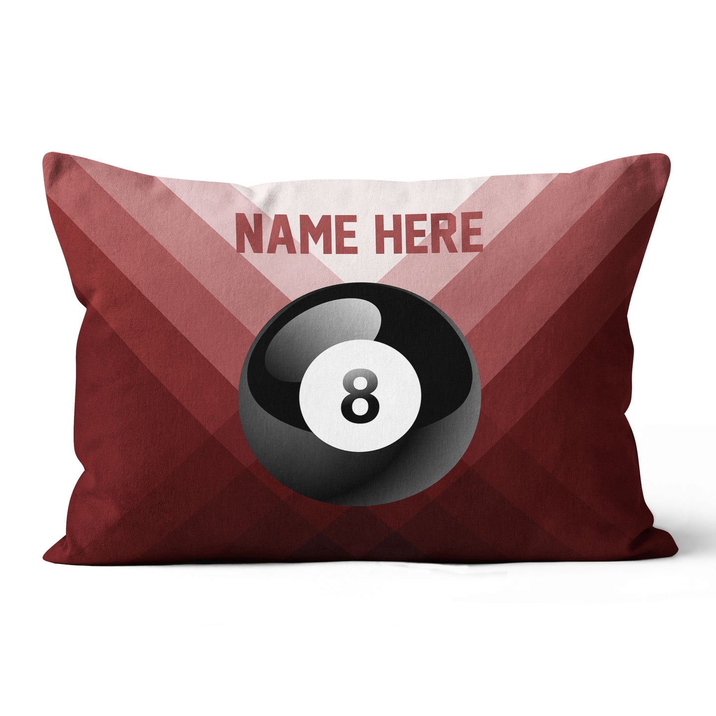 Personalized Red 8 Ball Billiard Pillow Custom Gifts For Billiard Player VHM0920