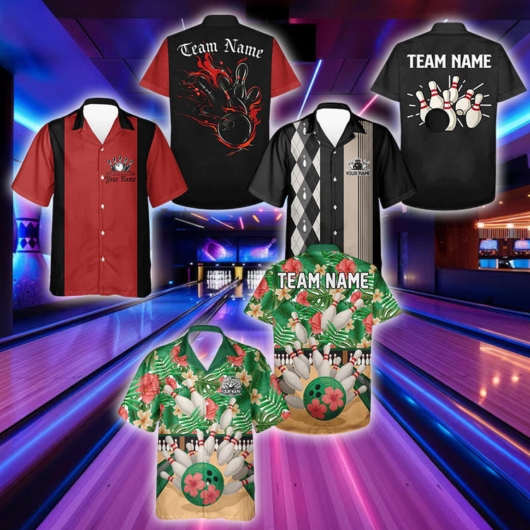 bowling hawaiian shirt