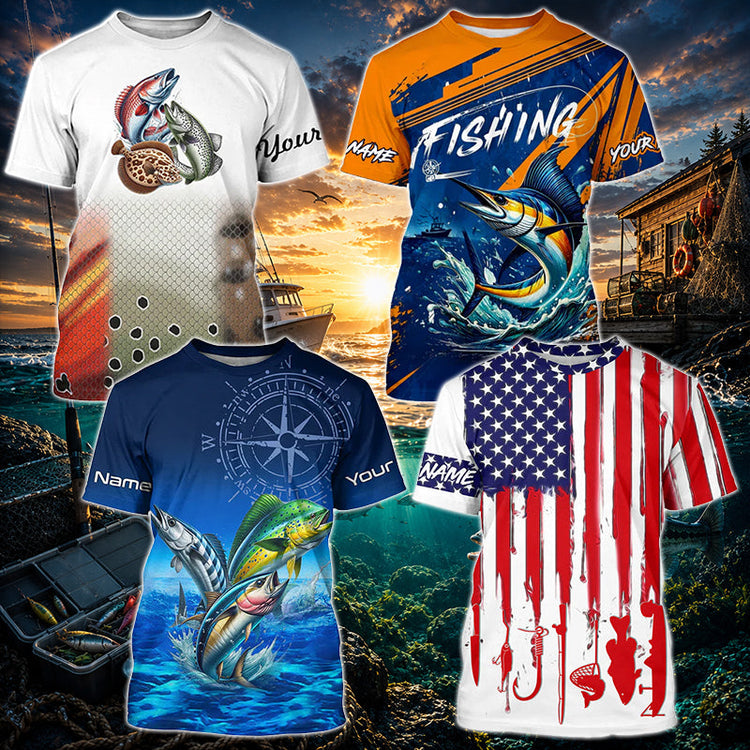 performance fishing t shirt