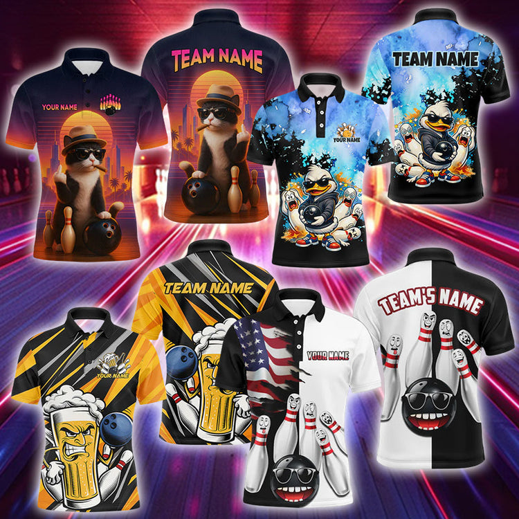 funny bowling shirts