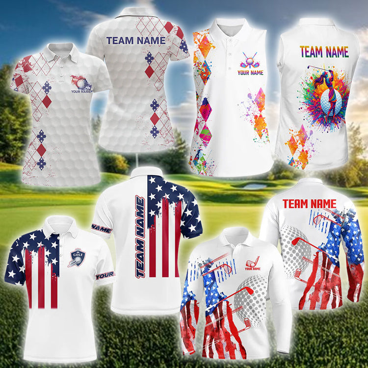 golf shirt white