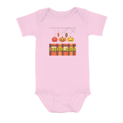 Cute Fishing Bobbers Custom Halloween Infant Fishing Shirts, Fall Fishing Newborn Baby Onesie IPHW7146
