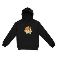 Load image into Gallery viewer, Custom Name and Team name Retro Bowling Ball Pins Unisex Standard Hoodie NQS8693