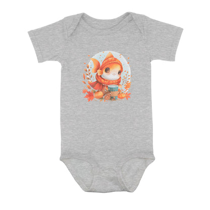 Cute Fish Enjoy The Autumn Fall Fishing Infant Fishing Shirts, Thanksgiving Baby Onesie IPHW7150