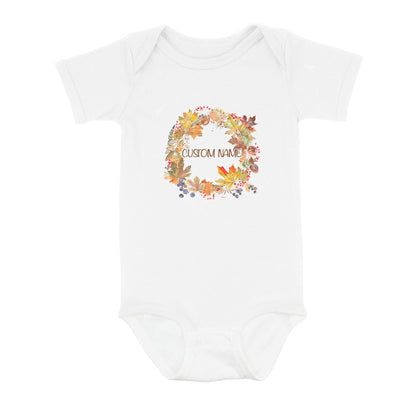 Custom Fall Fishing Infant Fishing Shirts, Fall Fishing Baby Onesie Thanksgiving Newborn IPHW7141