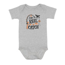 Load image into Gallery viewer, Cute Halloween Infant Fishing Shirt I'M Reel Catch Baby Onesie Newborn Outfits Bodysuit IPHW7136
