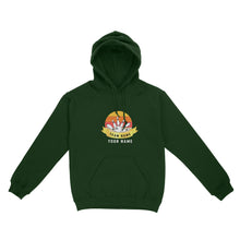 Load image into Gallery viewer, Custom Name and Team name Retro Bowling Ball Pins Unisex Standard Hoodie NQS8693