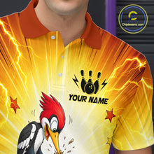 Load image into Gallery viewer, Shirt with cartoon character and bowling design, featuring 'Your Name' text, on a bright background.