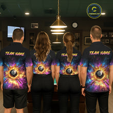 Load image into Gallery viewer, Custom Galaxy Billiard Shirt 8 Ball Billiard Jersey for Men Polo &amp; Quarter-Zip BHT10