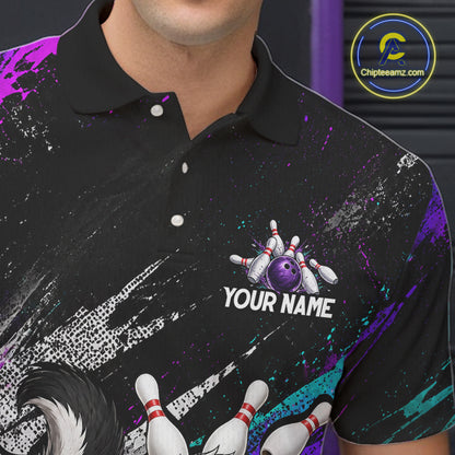 Custom Funny Honey Badger Bowling Shirt for Men Bowling Team Jersey Bowling Outfit QZT1201