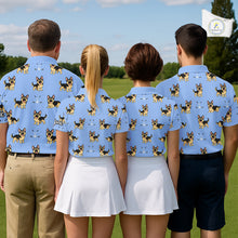 Load image into Gallery viewer, Mens Golf Polo Shirt Custom Funny German Shepherd Team Mens Golf Tops, Dog Lover Gift NHN0213