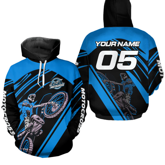 Custom Motocross Racing Hoodie for Men Women Adult Dirt Bike Hoodie Riding Shirt MH456