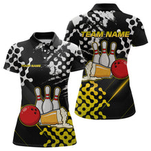 Load image into Gallery viewer, Yellow Beer Bowling Shirts for Team Women Men Beer Bowling Polo&amp;1/4 Zip Bowl League MBL255