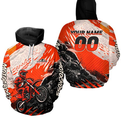 Custom Motocross Hoodie for Men Women Dirt Bike Racing Hoodie Custom Riding Shirt MH416