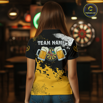 Custom Beer Darts Shirt for Women Darts Team Jerseys Dartboard Shirt Dart League NNT264
