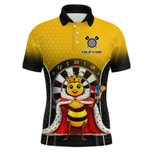 Load image into Gallery viewer, Custom Funny King Bee Dart Shirt Dart Team Jersey for Men Dartboard Polo &amp; 1/4 Zip Shirts NNT164