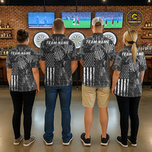 Load image into Gallery viewer, Custom US Flag Darts Shirt for Women Darts Team Jerseys Dart Tournament Polo &amp; 1/4 Zip NNT113