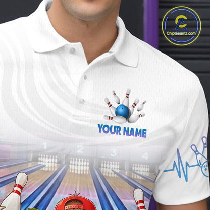 Custom Funny Sloth Bowling Shirt for Men Bowling Team Jersey Bowling League Bowling Cloth HNT299