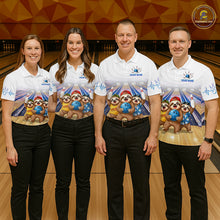 Load image into Gallery viewer, Custom Funny Sloth Bowling Shirt for Men Bowling Team Jersey Bowling League Bowling Cloth HNT299